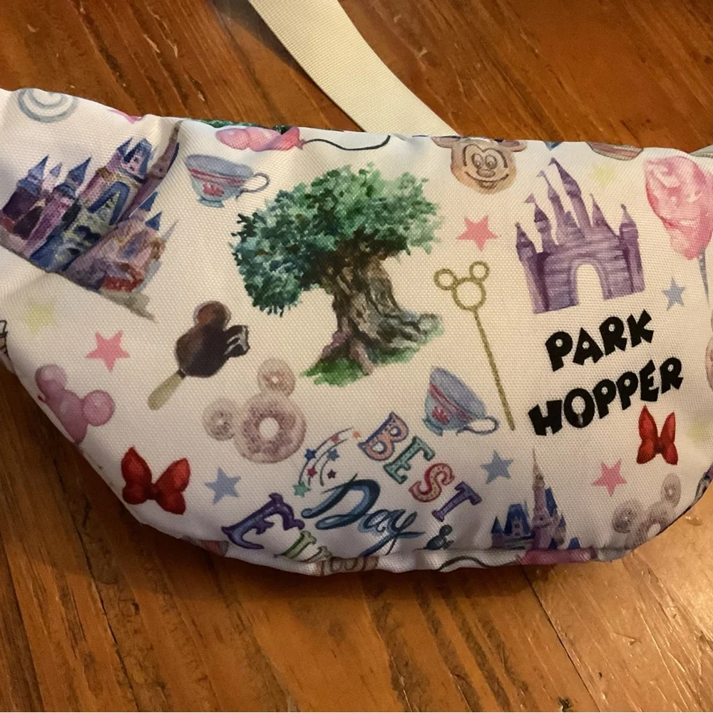 NWOT Disney Watercolor Park Hopper Belt Bag | Fanny Pack